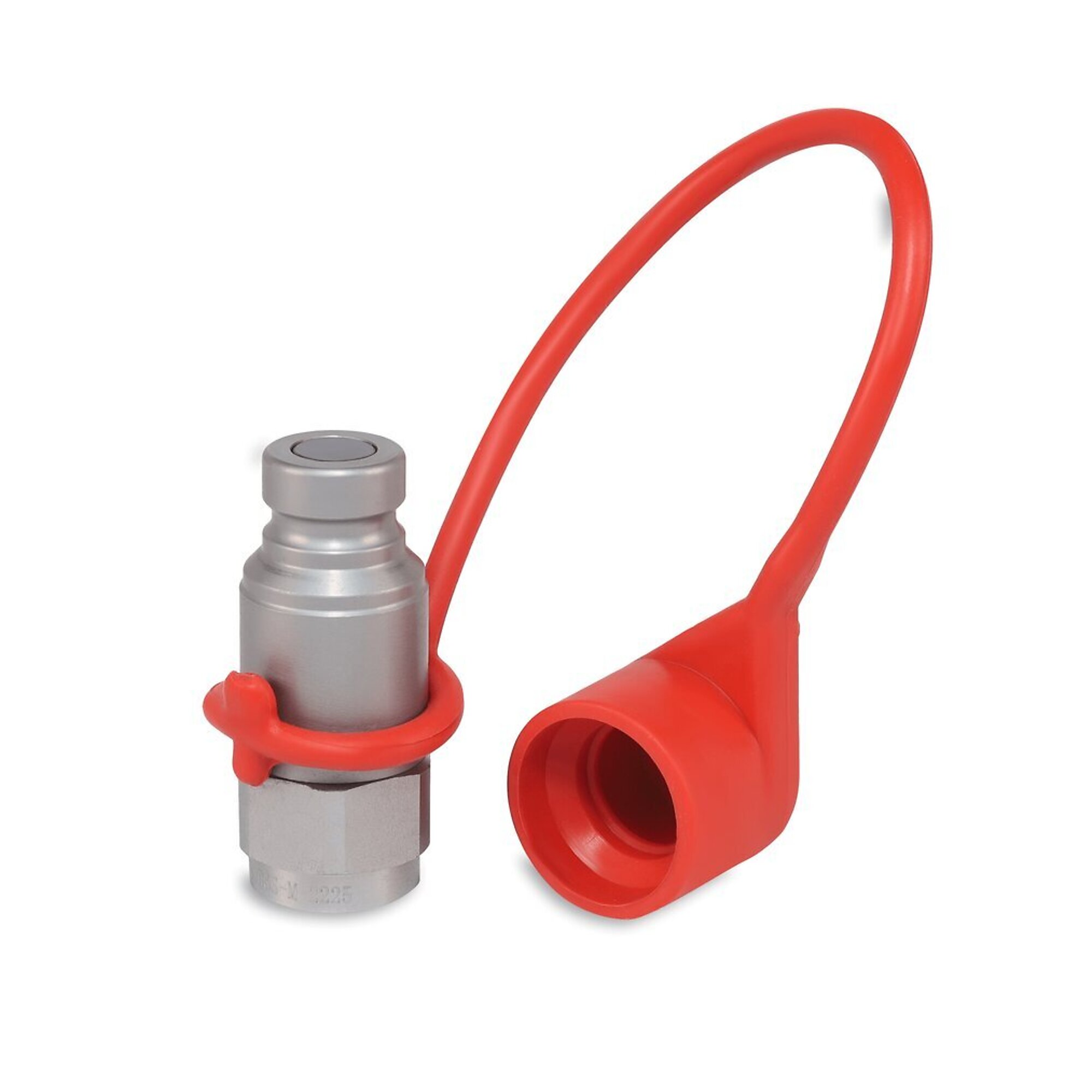 Magister 1/4? Flat Face Hydraulic Quick Couplers Male - 3/8? SAE Port